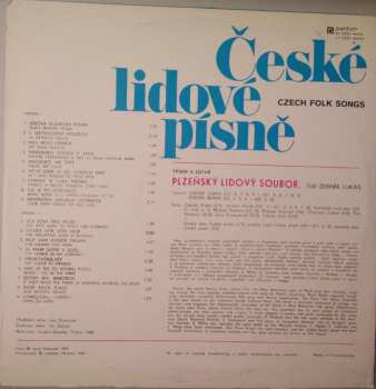 LP Plzeňský Lidový Soubor: České Lidové Písně = Czech Folk Songs