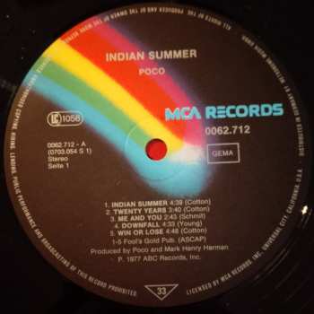 LP Poco: Indian Summer