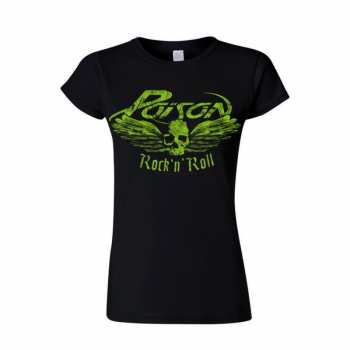 Merch Poison: T-shirt Dames Flying Skull