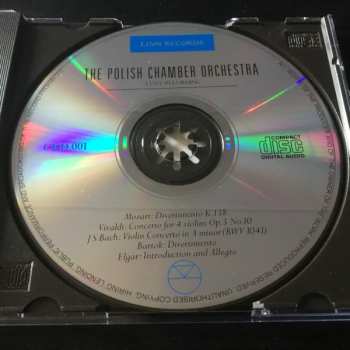 CD Johann Sebastian Bach: A Live Recording (Divertimento, K.138 / Concerto For 4 Violins, Op.3, No.10 /  Concerto In A Minor (BWV 1041) /  Divertimento /  Introduction And Allegro)