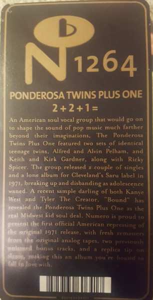 LP Ponderosa Twins + One: 2+2+1 = Ponderosa Twins Plus One