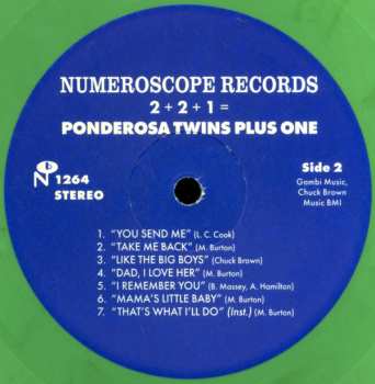 LP Ponderosa Twins + One: 2+2+1 = Ponderosa Twins + One CLR
