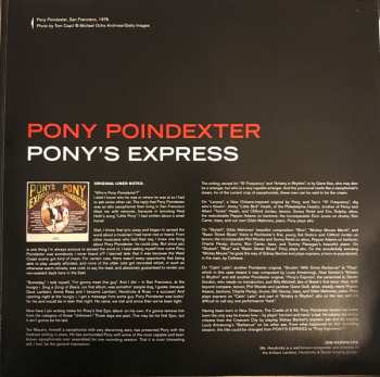 LP Pony Poindexter: Pony's Express