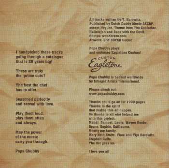 2CD Popa Chubby: Prime Cuts: The Very Best Of The Beast From The East