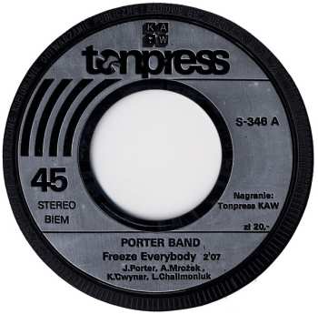 SP Porter Band: Freeze Everybody 