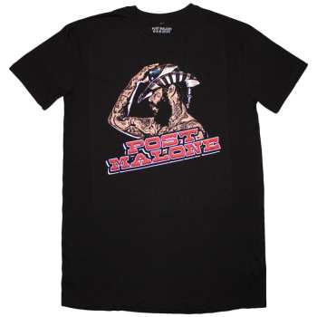 Merch Post Malone: Dames T-shirt Dress Cowboy Hat