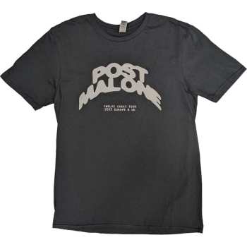 Merch Post Malone: T-shirt Curved Logo Post Malone 2023 Tour Dates