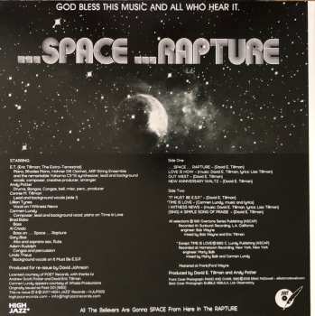 LP Potter And Tillman: ...Space...Rapture