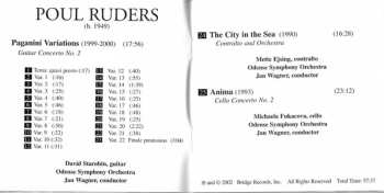 CD Poul Ruders: Paganini Variations, The City In The Sea, Anima