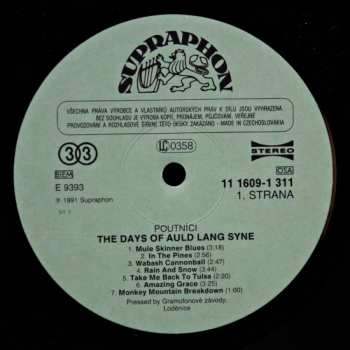 LP Poutníci: The Days Of Auld Lang Syne