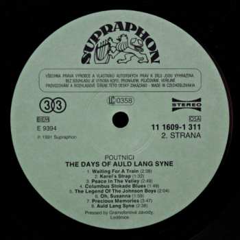 LP Poutníci: The Days Of Auld Lang Syne