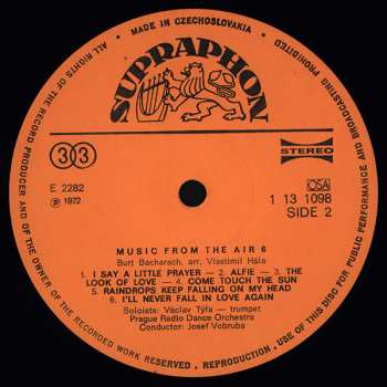 LP Czechoslovak Radio Dance Orchestra: Music From The Air 6