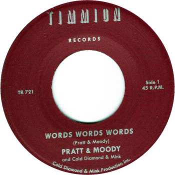 LP Pratt & Moody: Words Words Words/words Words Words (instrumental)
