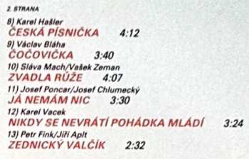 LP Pražská Kapela Petra Finka: Ty Naše Písničky České