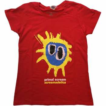 Merch Primal Scream: Dames T-shirt Screamadelica 