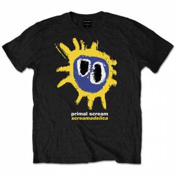 Merch Primal Scream: Tričko Screamadelica Yellow  M