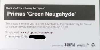 2LP Primus: Green Naugahyde DLX | CLR
