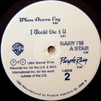 LP Prince And The Revolution: Purple Rain