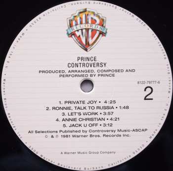 LP Prince: Controversy