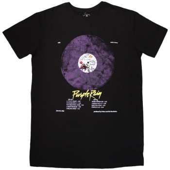 Merch Prince: Dames T-shirt Dress Purple Rain Disc