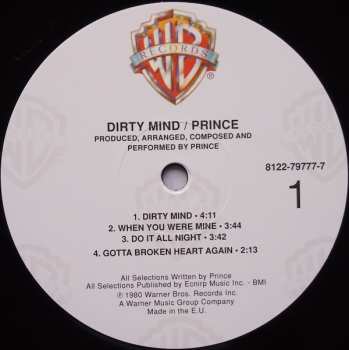 LP Prince: Dirty Mind