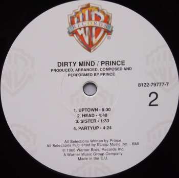LP Prince: Dirty Mind