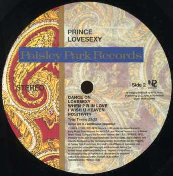 LP Prince: Lovesexy