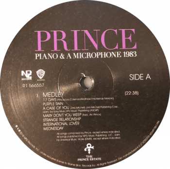 LP Prince: Piano & A Microphone 1983