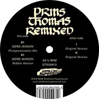Album Prins Thomas: Remixed
