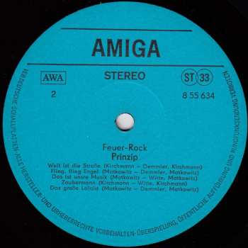 LP Prinzip: Feuer-Rock