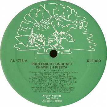 LP Professor Longhair: Crawfish Fiesta