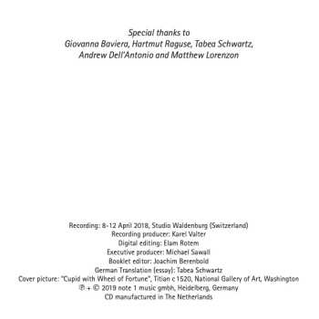 CD Profeti Della Quinta: Amor, Fortuna Et Morte