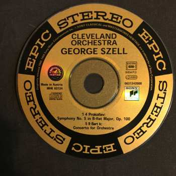 CD Sergei Prokofiev: Symphony No. 5 Op.100 / Concerto For Orchestra DIGI