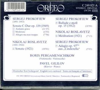 CD Sergei Prokofiev: Sonate Op. 119 - Ballade Op. 15 - Sonate (1921) - Meditation