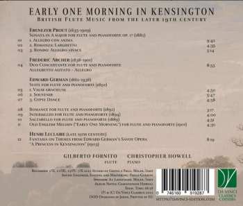 CD Edward German: Early One Morning In Kensington (British Flute Music From The Later 19th Century)