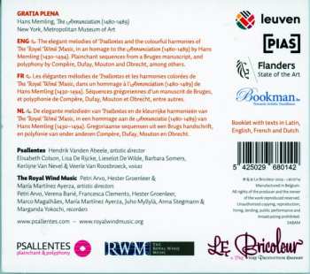 CD Psallentes: Gratia Plena (To Memling)