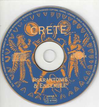 CD Psarantonis & Ensemble: Crete: Son Of Psiloritis
