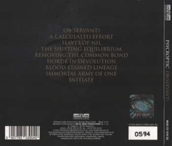 CD Psycroptic: Ob(Servant) NUM | LTD | DIGI