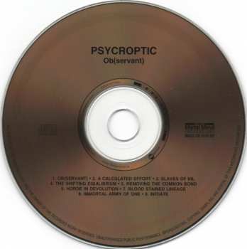 CD Psycroptic: Ob(Servant) NUM | LTD | DIGI