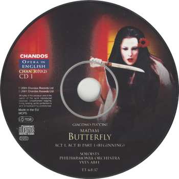 2CD Giacomo Puccini: Madam Butterfly
