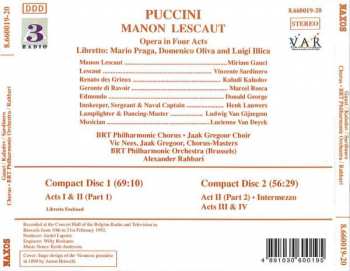 2CD Giacomo Puccini: Manon Lescaut
