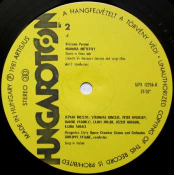 3LP/Doos Giacomo Puccini: Madama Butterfly