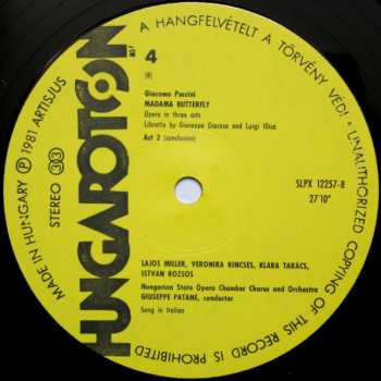 3LP/Doos Giacomo Puccini: Madama Butterfly