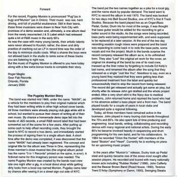 CD Pugsley Munion: Just Like You