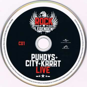 2CD Puhdys: Rock Legenden Live