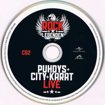 2CD Puhdys: Rock Legenden Live