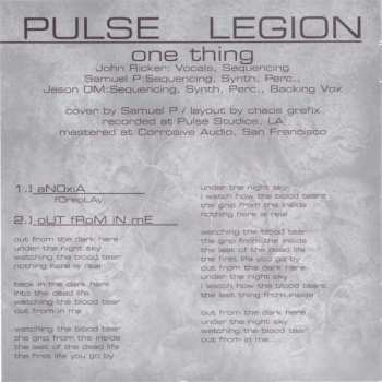 CD Pulse Legion: One Thing