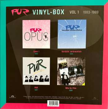4LP/Doos Pur: Pur Vinyl-Box Volume 1 (1983 - 1988) LTD | CLR