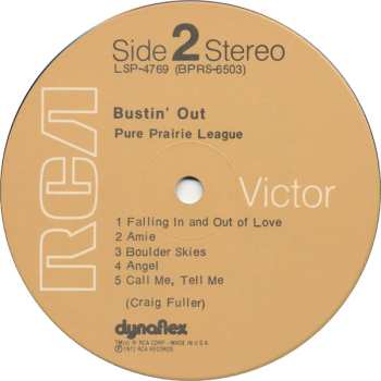 LP Pure Prairie League: Bustin' Out