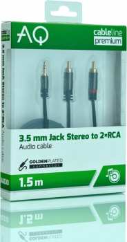 Audiotechnika PX42015 - 3,5 mm Jack - 2 x RCA - 1,5 m